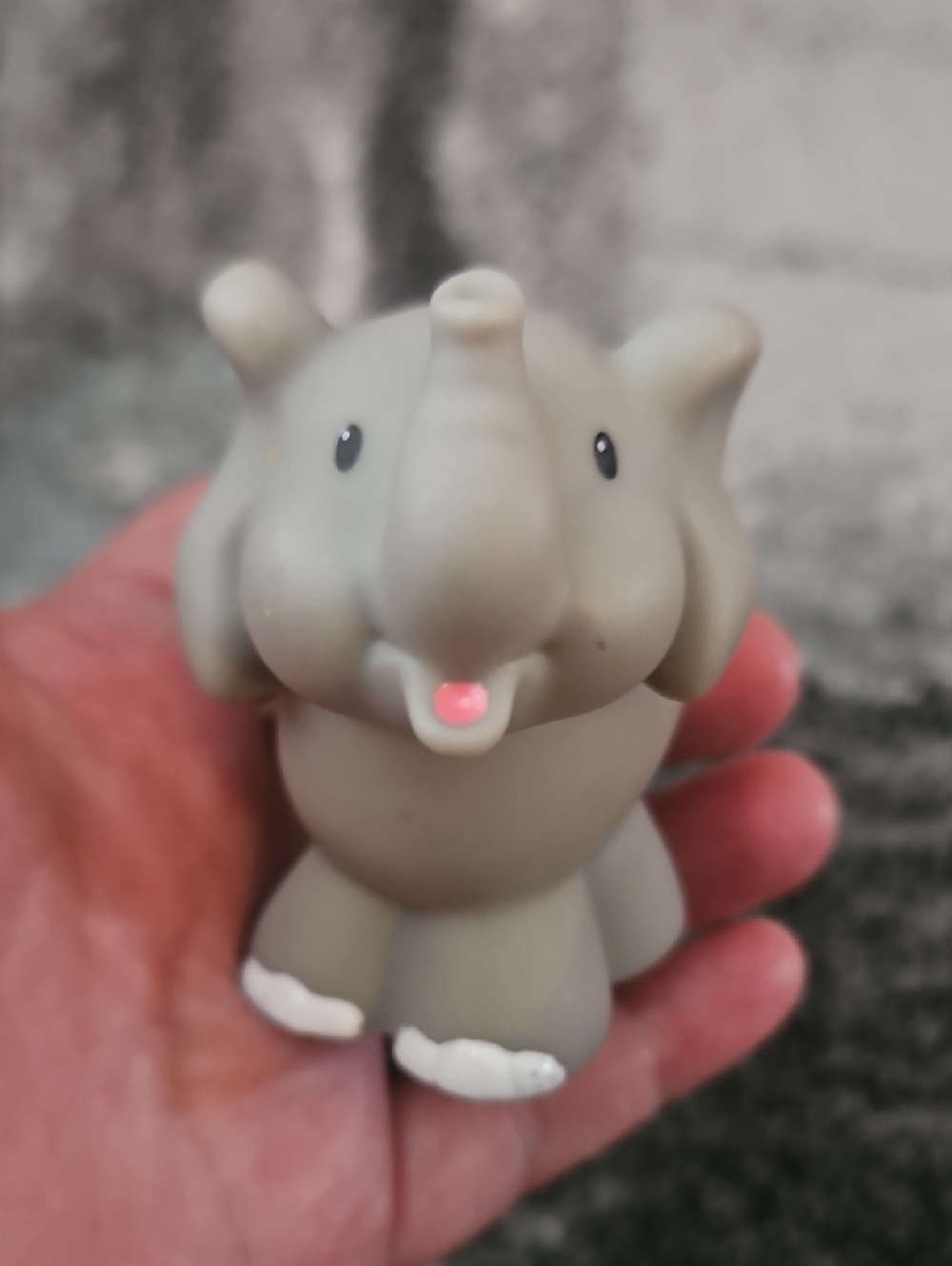 Fisher-Price Little People gray elephant figure